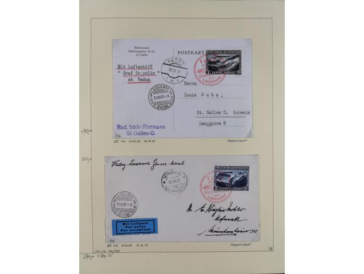 1856/1995, sehr umfangreiche Sammlung in 24 Bänden, dabei kleiner Teil Vor- und Mitläufer mit Belegen, Mi. 1-3 überkomplett u