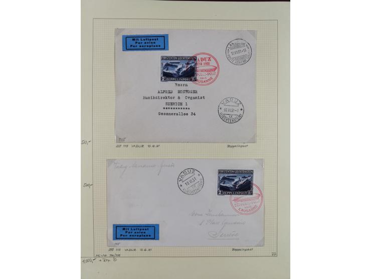 1856/1995, sehr umfangreiche Sammlung in 24 Bänden, dabei kleiner Teil Vor- und Mitläufer mit Belegen, Mi. 1-3 überkomplett u