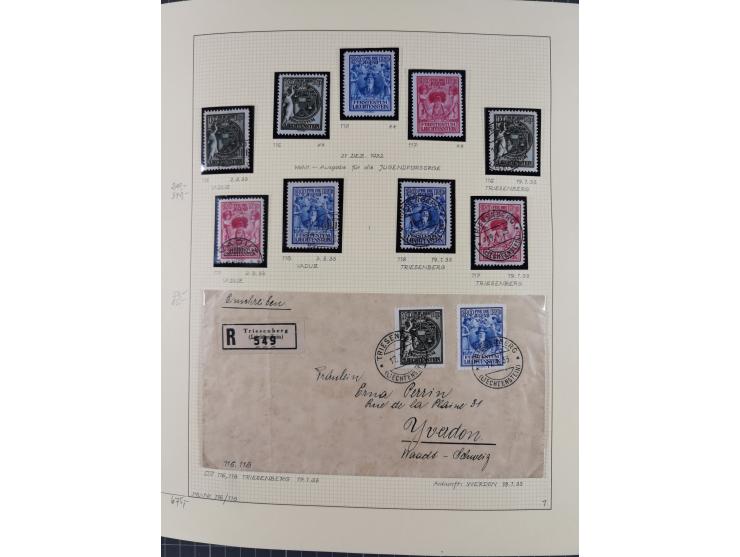 1856/1995, sehr umfangreiche Sammlung in 24 Bänden, dabei kleiner Teil Vor- und Mitläufer mit Belegen, Mi. 1-3 überkomplett u