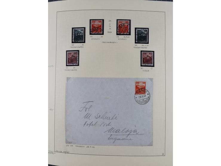 1856/1995, sehr umfangreiche Sammlung in 24 Bänden, dabei kleiner Teil Vor- und Mitläufer mit Belegen, Mi. 1-3 überkomplett u