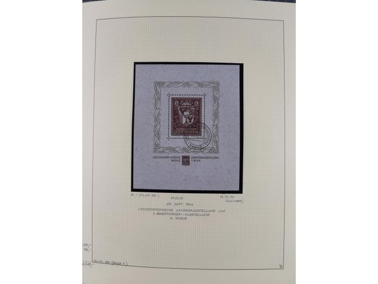 1856/1995, sehr umfangreiche Sammlung in 24 Bänden, dabei kleiner Teil Vor- und Mitläufer mit Belegen, Mi. 1-3 überkomplett u