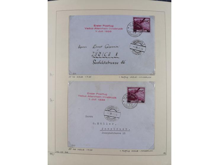 1856/1995, sehr umfangreiche Sammlung in 24 Bänden, dabei kleiner Teil Vor- und Mitläufer mit Belegen, Mi. 1-3 überkomplett u