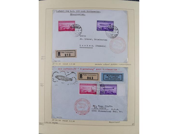 1856/1995, sehr umfangreiche Sammlung in 24 Bänden, dabei kleiner Teil Vor- und Mitläufer mit Belegen, Mi. 1-3 überkomplett u