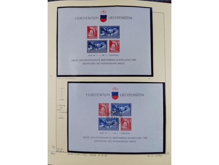 1856/1995, sehr umfangreiche Sammlung in 24 Bänden, dabei kleiner Teil Vor- und Mitläufer mit Belegen, Mi. 1-3 überkomplett u