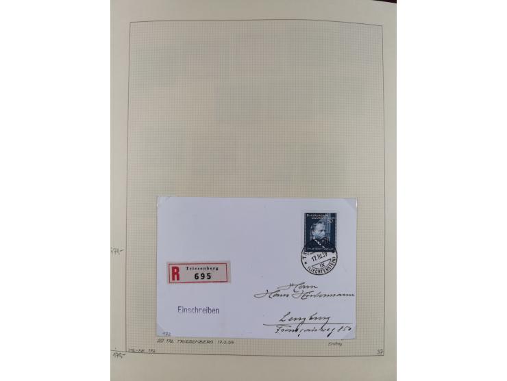 1856/1995, sehr umfangreiche Sammlung in 24 Bänden, dabei kleiner Teil Vor- und Mitläufer mit Belegen, Mi. 1-3 überkomplett u