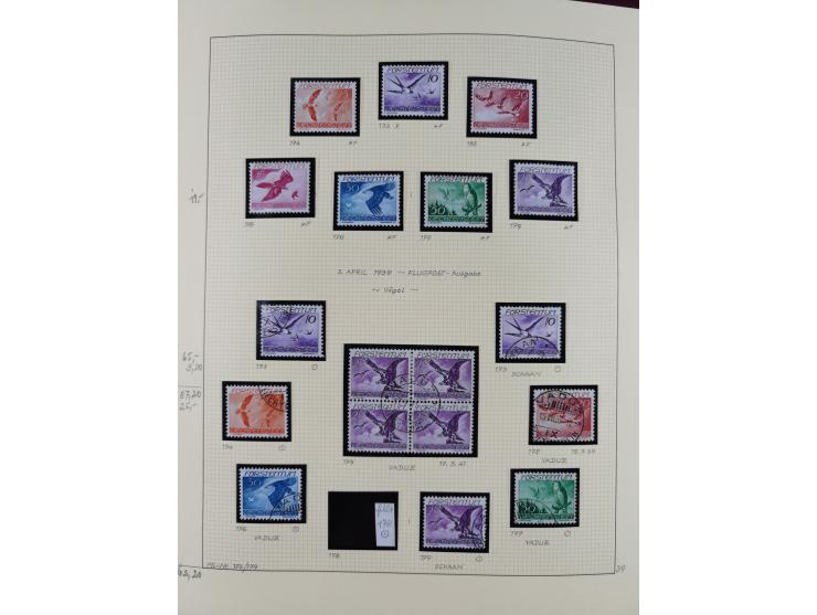 1856/1995, sehr umfangreiche Sammlung in 24 Bänden, dabei kleiner Teil Vor- und Mitläufer mit Belegen, Mi. 1-3 überkomplett u