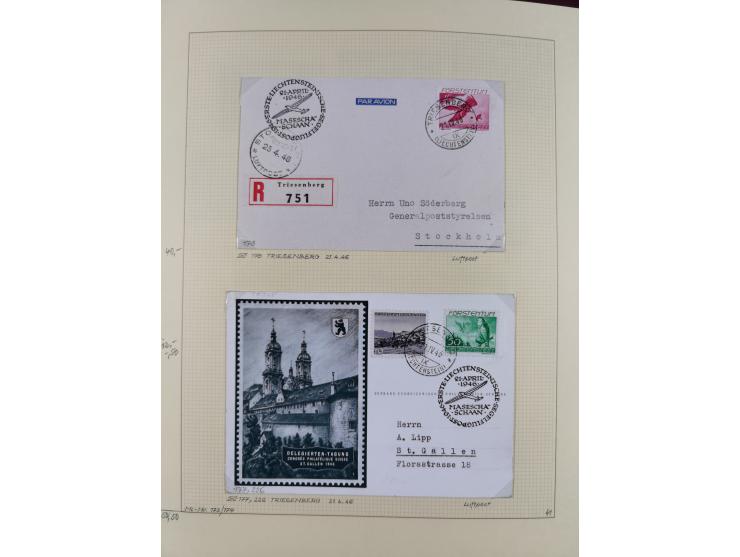 1856/1995, sehr umfangreiche Sammlung in 24 Bänden, dabei kleiner Teil Vor- und Mitläufer mit Belegen, Mi. 1-3 überkomplett u