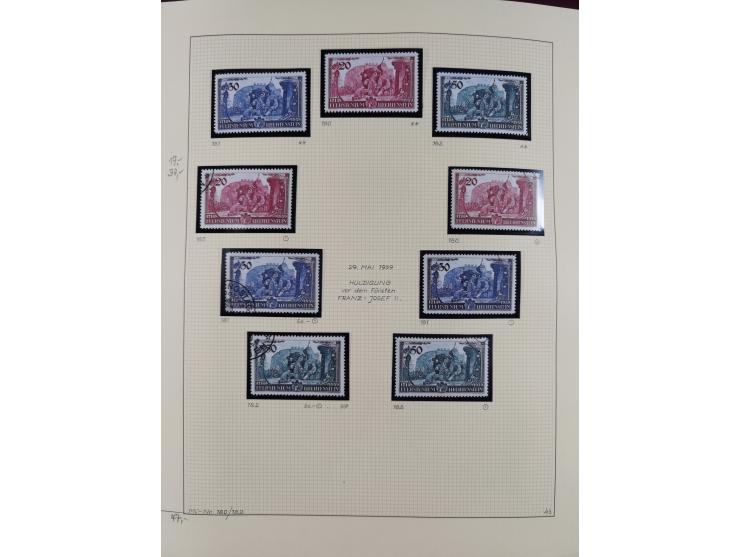 1856/1995, sehr umfangreiche Sammlung in 24 Bänden, dabei kleiner Teil Vor- und Mitläufer mit Belegen, Mi. 1-3 überkomplett u