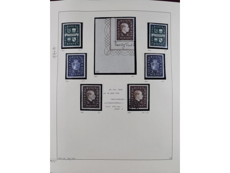 1856/1995, sehr umfangreiche Sammlung in 24 Bänden, dabei kleiner Teil Vor- und Mitläufer mit Belegen, Mi. 1-3 überkomplett u