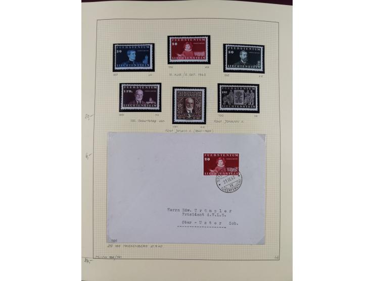 1856/1995, sehr umfangreiche Sammlung in 24 Bänden, dabei kleiner Teil Vor- und Mitläufer mit Belegen, Mi. 1-3 überkomplett u