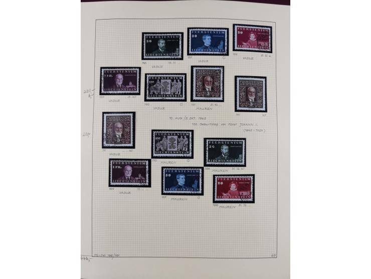 1856/1995, sehr umfangreiche Sammlung in 24 Bänden, dabei kleiner Teil Vor- und Mitläufer mit Belegen, Mi. 1-3 überkomplett u