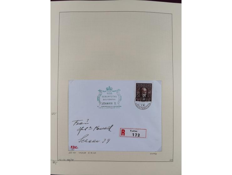 1856/1995, sehr umfangreiche Sammlung in 24 Bänden, dabei kleiner Teil Vor- und Mitläufer mit Belegen, Mi. 1-3 überkomplett u