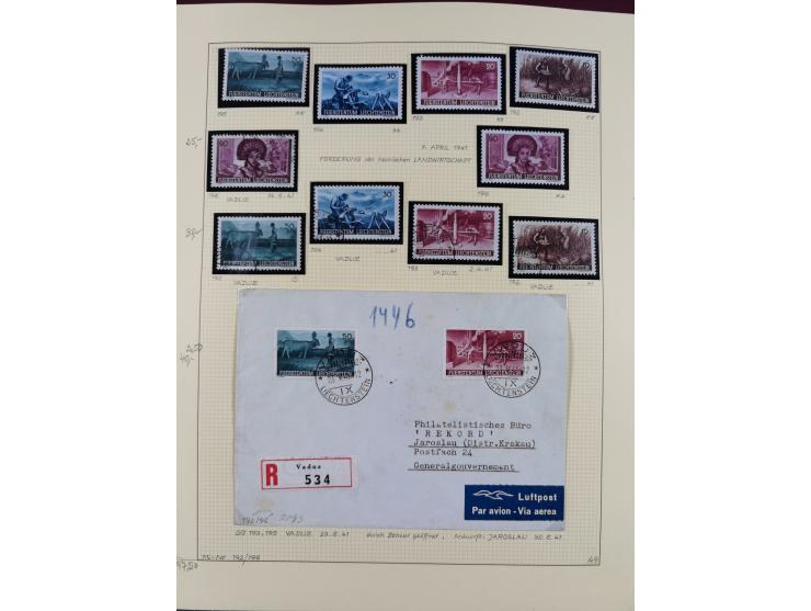 1856/1995, sehr umfangreiche Sammlung in 24 Bänden, dabei kleiner Teil Vor- und Mitläufer mit Belegen, Mi. 1-3 überkomplett u