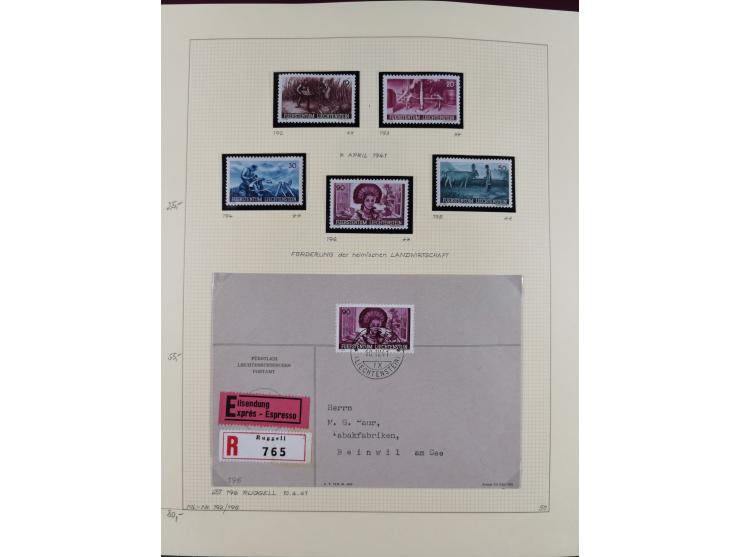 1856/1995, sehr umfangreiche Sammlung in 24 Bänden, dabei kleiner Teil Vor- und Mitläufer mit Belegen, Mi. 1-3 überkomplett u