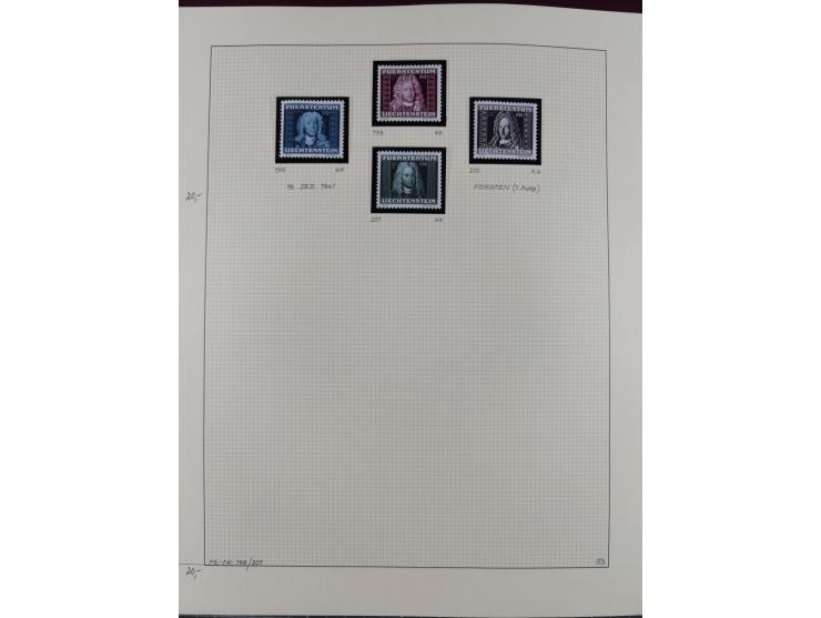 1856/1995, sehr umfangreiche Sammlung in 24 Bänden, dabei kleiner Teil Vor- und Mitläufer mit Belegen, Mi. 1-3 überkomplett u