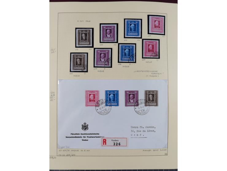 1856/1995, sehr umfangreiche Sammlung in 24 Bänden, dabei kleiner Teil Vor- und Mitläufer mit Belegen, Mi. 1-3 überkomplett u