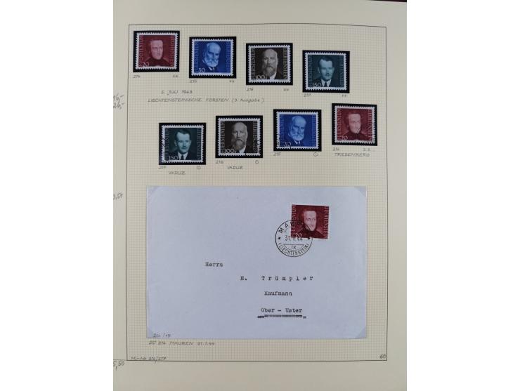 1856/1995, sehr umfangreiche Sammlung in 24 Bänden, dabei kleiner Teil Vor- und Mitläufer mit Belegen, Mi. 1-3 überkomplett u