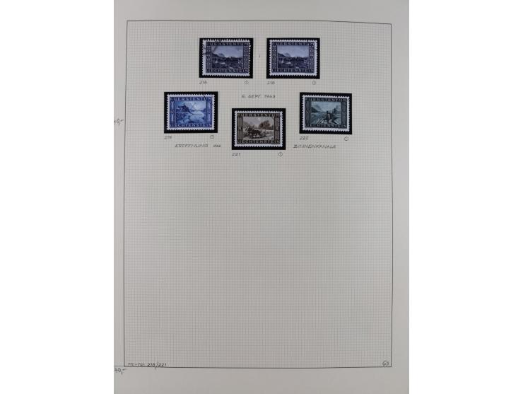 1856/1995, sehr umfangreiche Sammlung in 24 Bänden, dabei kleiner Teil Vor- und Mitläufer mit Belegen, Mi. 1-3 überkomplett u