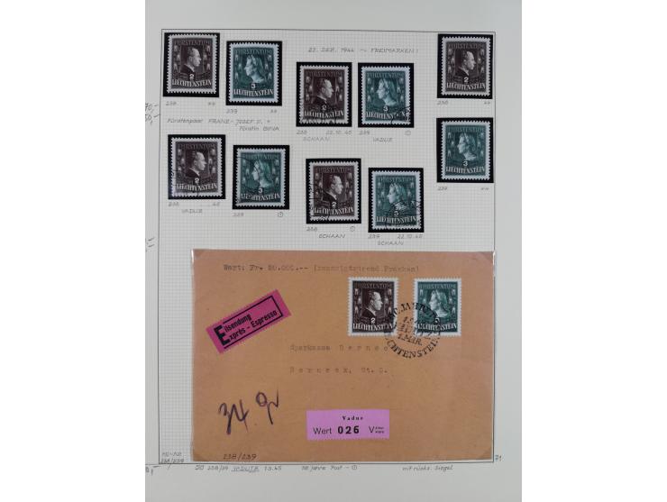 1856/1995, sehr umfangreiche Sammlung in 24 Bänden, dabei kleiner Teil Vor- und Mitläufer mit Belegen, Mi. 1-3 überkomplett u