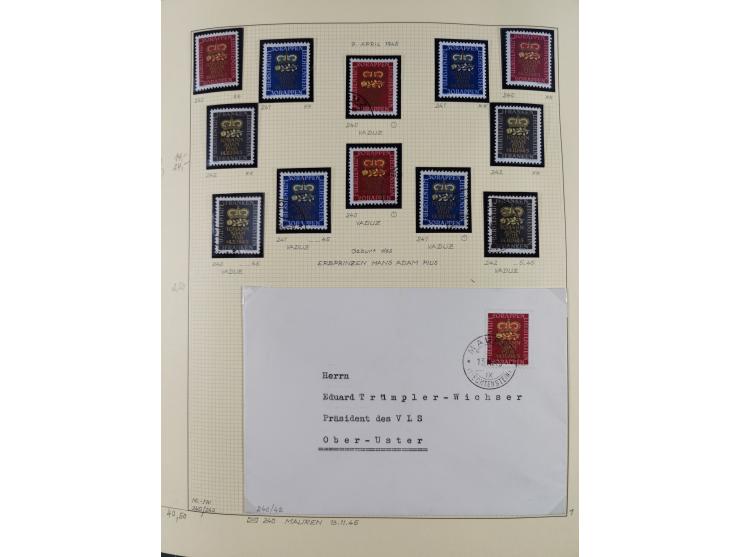 1856/1995, sehr umfangreiche Sammlung in 24 Bänden, dabei kleiner Teil Vor- und Mitläufer mit Belegen, Mi. 1-3 überkomplett u