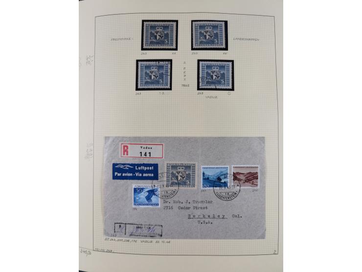 1856/1995, sehr umfangreiche Sammlung in 24 Bänden, dabei kleiner Teil Vor- und Mitläufer mit Belegen, Mi. 1-3 überkomplett u