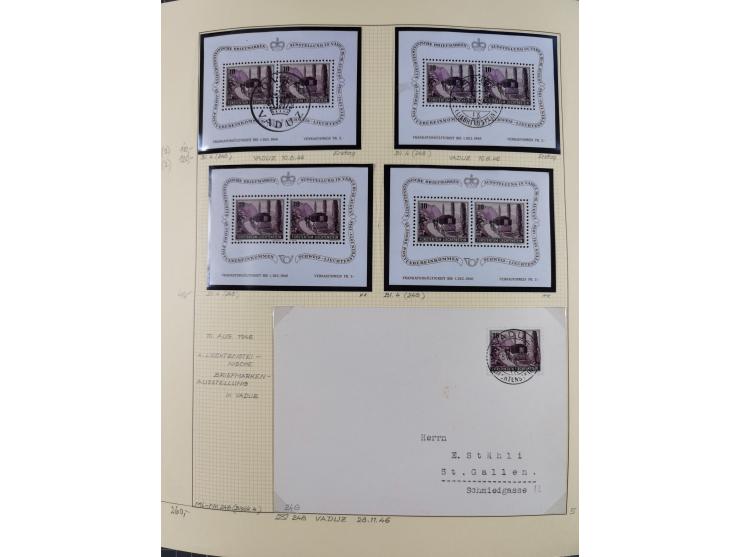 1856/1995, sehr umfangreiche Sammlung in 24 Bänden, dabei kleiner Teil Vor- und Mitläufer mit Belegen, Mi. 1-3 überkomplett u