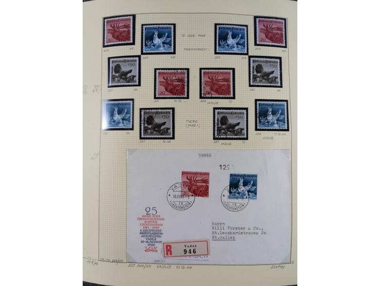 1856/1995, sehr umfangreiche Sammlung in 24 Bänden, dabei kleiner Teil Vor- und Mitläufer mit Belegen, Mi. 1-3 überkomplett u