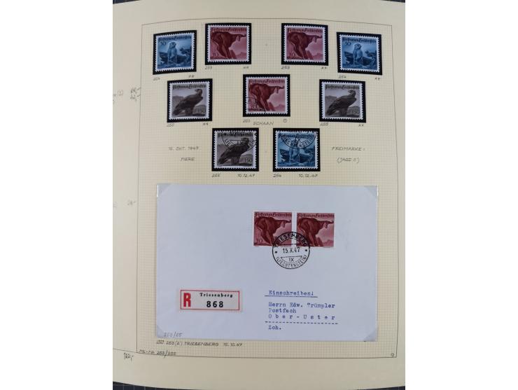 1856/1995, sehr umfangreiche Sammlung in 24 Bänden, dabei kleiner Teil Vor- und Mitläufer mit Belegen, Mi. 1-3 überkomplett u