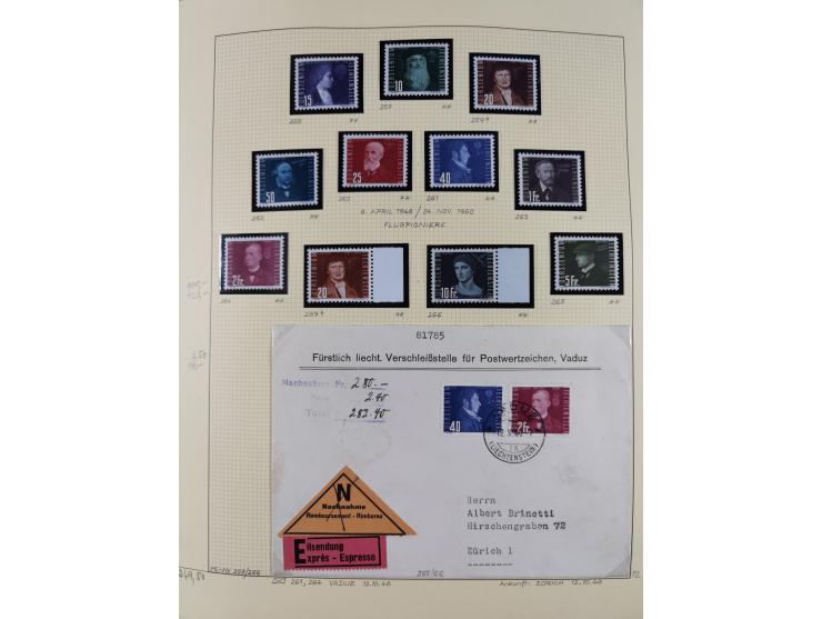 1856/1995, sehr umfangreiche Sammlung in 24 Bänden, dabei kleiner Teil Vor- und Mitläufer mit Belegen, Mi. 1-3 überkomplett u