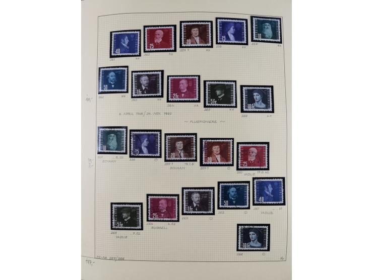 1856/1995, sehr umfangreiche Sammlung in 24 Bänden, dabei kleiner Teil Vor- und Mitläufer mit Belegen, Mi. 1-3 überkomplett u