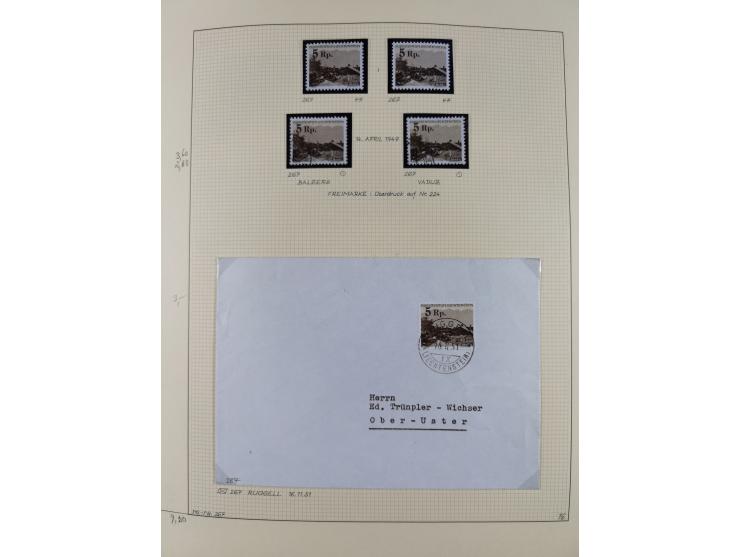 1856/1995, sehr umfangreiche Sammlung in 24 Bänden, dabei kleiner Teil Vor- und Mitläufer mit Belegen, Mi. 1-3 überkomplett u