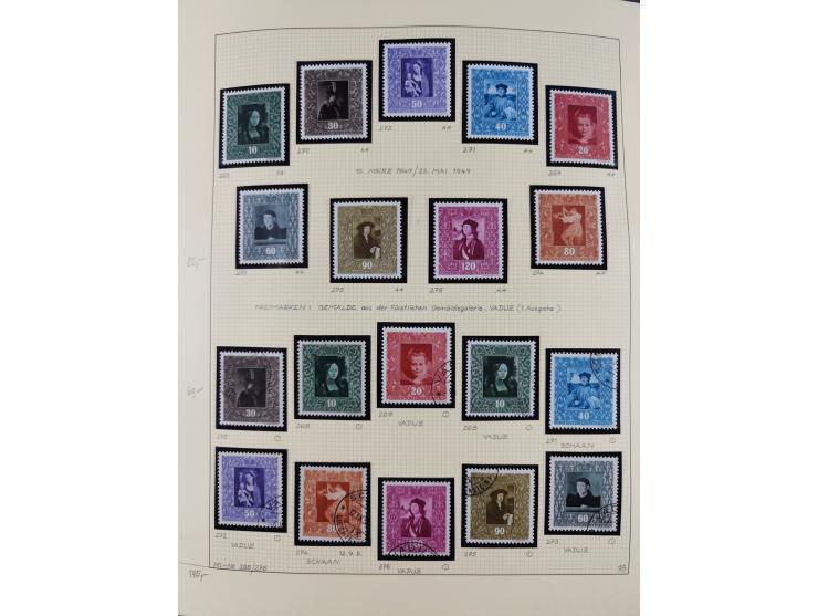 1856/1995, sehr umfangreiche Sammlung in 24 Bänden, dabei kleiner Teil Vor- und Mitläufer mit Belegen, Mi. 1-3 überkomplett u