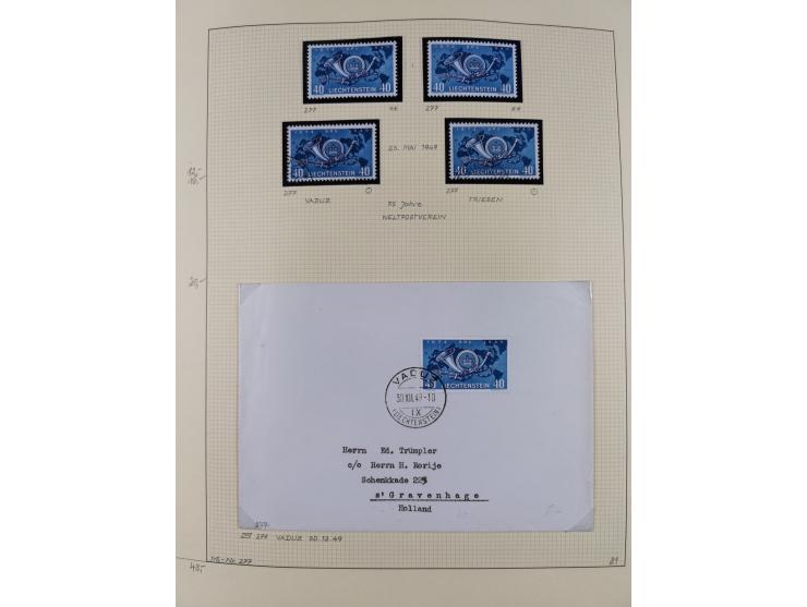 1856/1995, sehr umfangreiche Sammlung in 24 Bänden, dabei kleiner Teil Vor- und Mitläufer mit Belegen, Mi. 1-3 überkomplett u