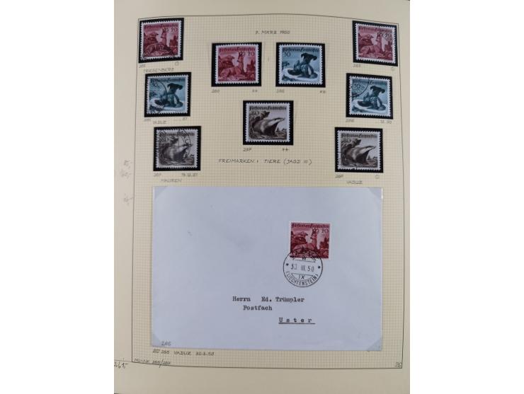 1856/1995, sehr umfangreiche Sammlung in 24 Bänden, dabei kleiner Teil Vor- und Mitläufer mit Belegen, Mi. 1-3 überkomplett u