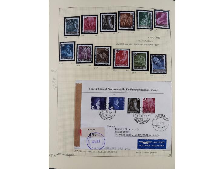 1856/1995, sehr umfangreiche Sammlung in 24 Bänden, dabei kleiner Teil Vor- und Mitläufer mit Belegen, Mi. 1-3 überkomplett u