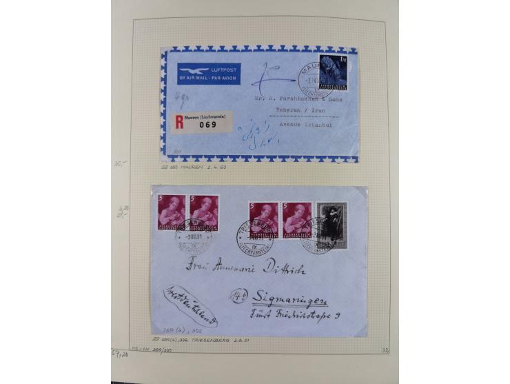 1856/1995, sehr umfangreiche Sammlung in 24 Bänden, dabei kleiner Teil Vor- und Mitläufer mit Belegen, Mi. 1-3 überkomplett u