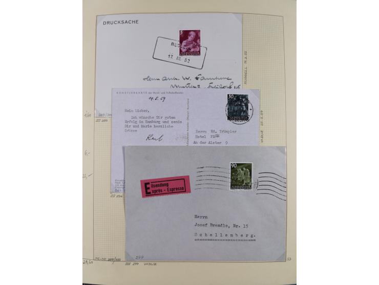 1856/1995, sehr umfangreiche Sammlung in 24 Bänden, dabei kleiner Teil Vor- und Mitläufer mit Belegen, Mi. 1-3 überkomplett u