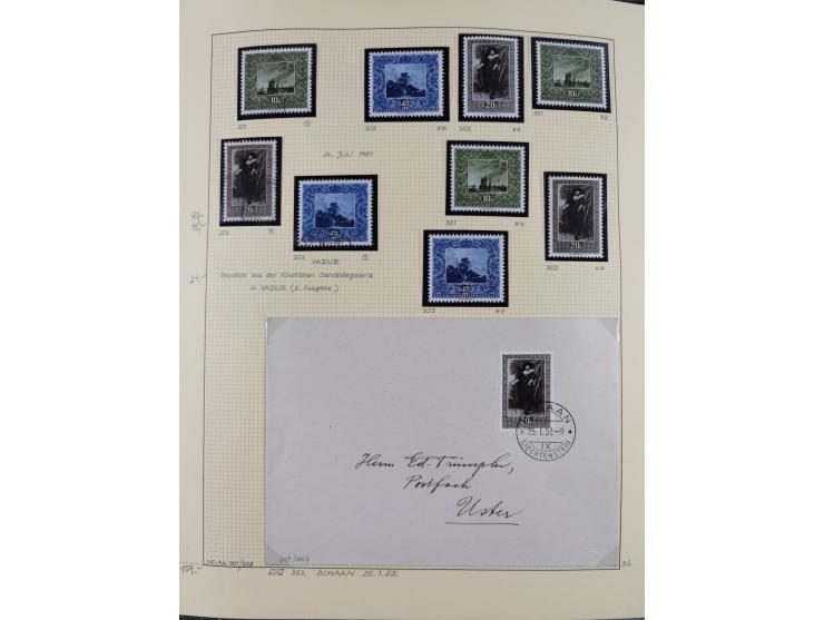 1856/1995, sehr umfangreiche Sammlung in 24 Bänden, dabei kleiner Teil Vor- und Mitläufer mit Belegen, Mi. 1-3 überkomplett u