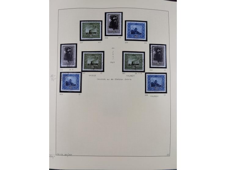 1856/1995, sehr umfangreiche Sammlung in 24 Bänden, dabei kleiner Teil Vor- und Mitläufer mit Belegen, Mi. 1-3 überkomplett u