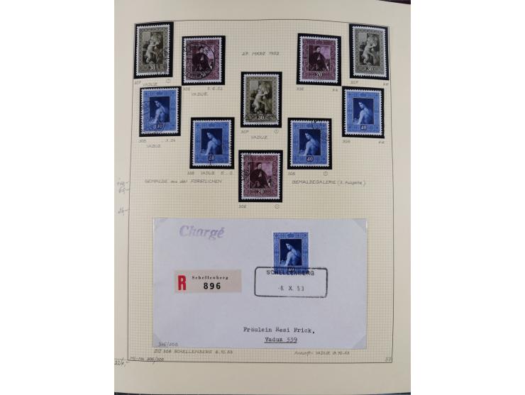 1856/1995, sehr umfangreiche Sammlung in 24 Bänden, dabei kleiner Teil Vor- und Mitläufer mit Belegen, Mi. 1-3 überkomplett u