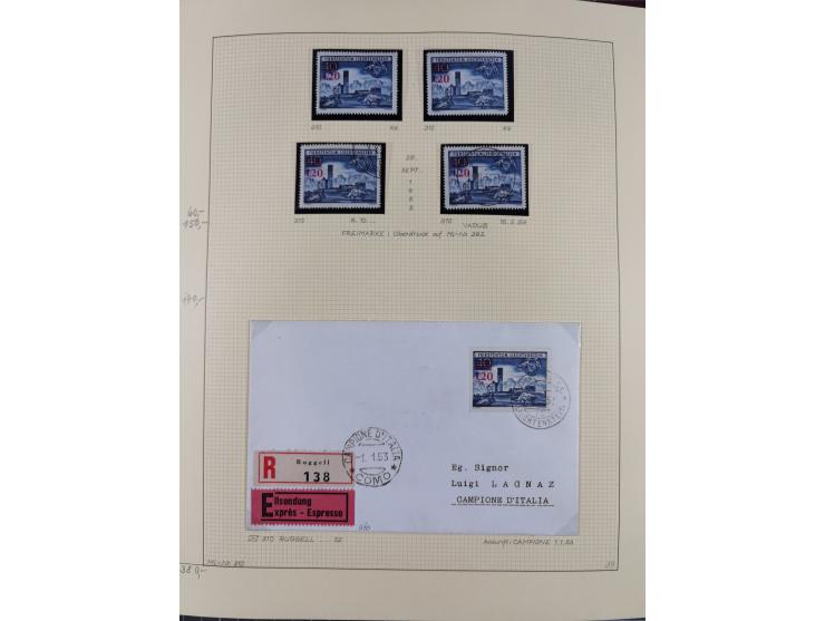 1856/1995, sehr umfangreiche Sammlung in 24 Bänden, dabei kleiner Teil Vor- und Mitläufer mit Belegen, Mi. 1-3 überkomplett u