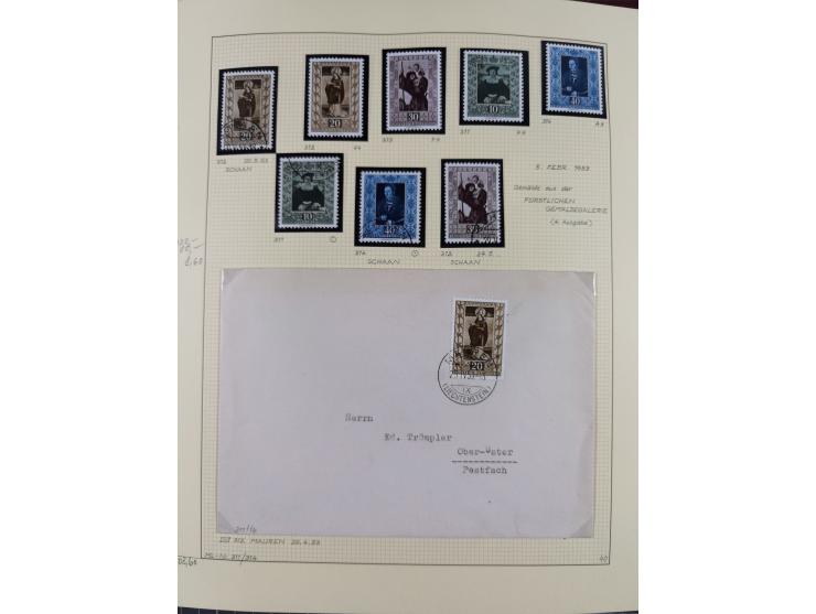 1856/1995, sehr umfangreiche Sammlung in 24 Bänden, dabei kleiner Teil Vor- und Mitläufer mit Belegen, Mi. 1-3 überkomplett u