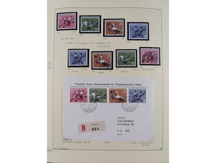 1856/1995, sehr umfangreiche Sammlung in 24 Bänden, dabei kleiner Teil Vor- und Mitläufer mit Belegen, Mi. 1-3 überkomplett u