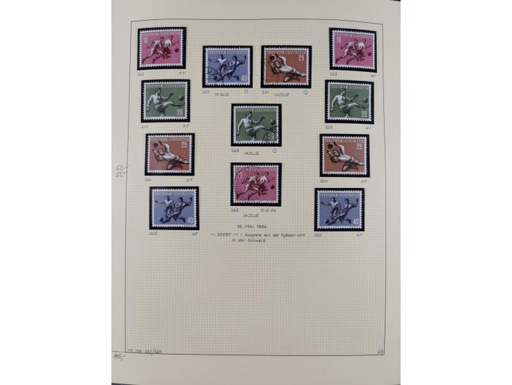 1856/1995, sehr umfangreiche Sammlung in 24 Bänden, dabei kleiner Teil Vor- und Mitläufer mit Belegen, Mi. 1-3 überkomplett u