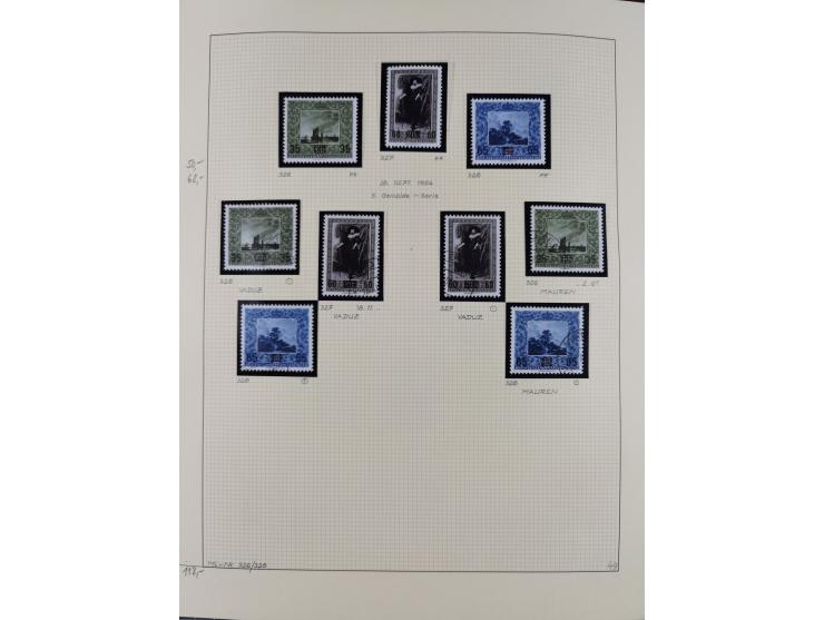 1856/1995, sehr umfangreiche Sammlung in 24 Bänden, dabei kleiner Teil Vor- und Mitläufer mit Belegen, Mi. 1-3 überkomplett u