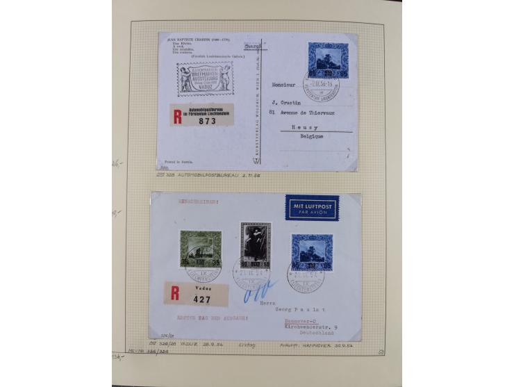 1856/1995, sehr umfangreiche Sammlung in 24 Bänden, dabei kleiner Teil Vor- und Mitläufer mit Belegen, Mi. 1-3 überkomplett u