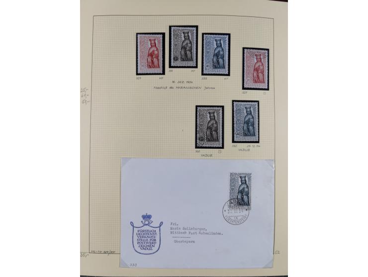 1856/1995, sehr umfangreiche Sammlung in 24 Bänden, dabei kleiner Teil Vor- und Mitläufer mit Belegen, Mi. 1-3 überkomplett u