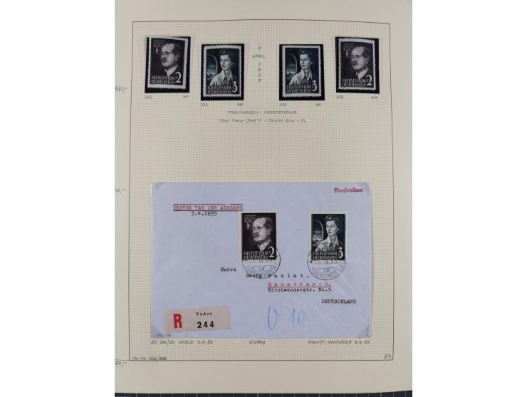 1856/1995, sehr umfangreiche Sammlung in 24 Bänden, dabei kleiner Teil Vor- und Mitläufer mit Belegen, Mi. 1-3 überkomplett u