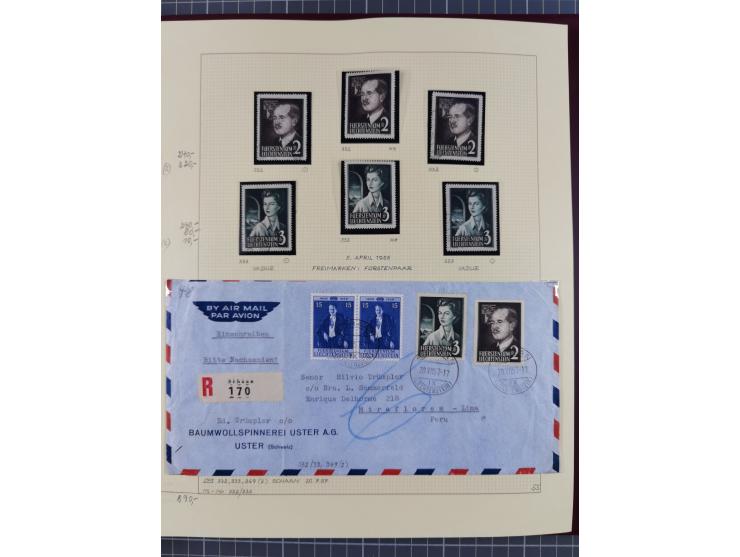 1856/1995, sehr umfangreiche Sammlung in 24 Bänden, dabei kleiner Teil Vor- und Mitläufer mit Belegen, Mi. 1-3 überkomplett u