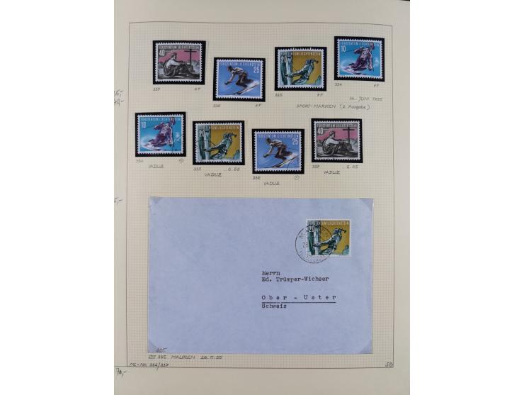 1856/1995, sehr umfangreiche Sammlung in 24 Bänden, dabei kleiner Teil Vor- und Mitläufer mit Belegen, Mi. 1-3 überkomplett u